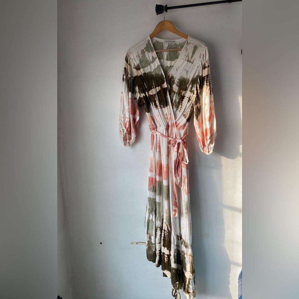 Young Fabulous & Broke L Jillian Faux Wrap Dress - Picture 2 of 13